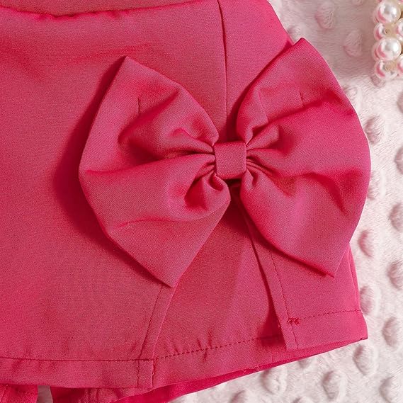 2-piece Kids Summer Suit Trendy Cute Bunny 0-6 Years Old Girls - Image 3